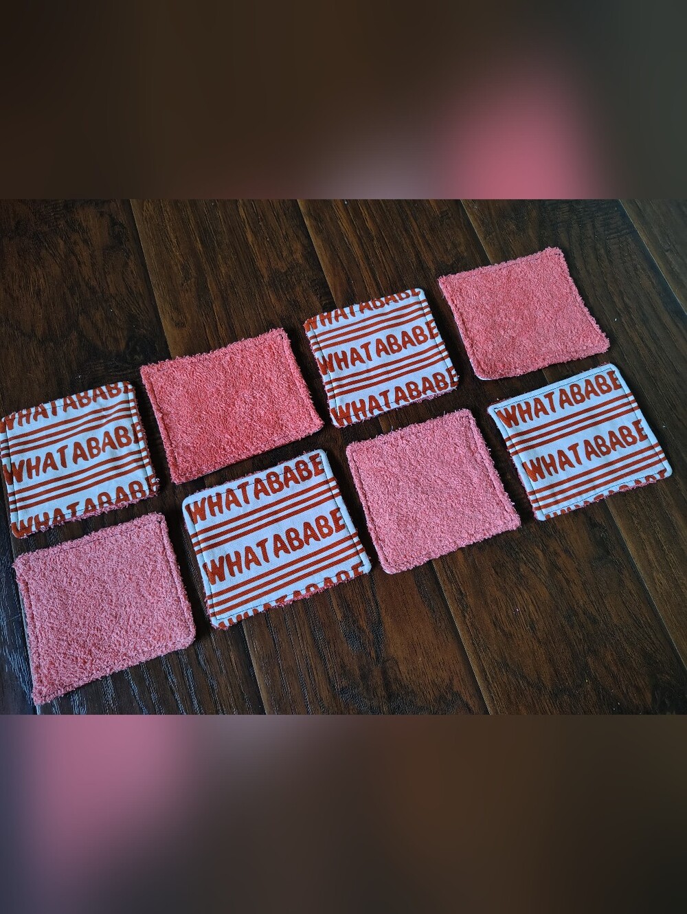 Reusable Makeup Remover Pads - Pink & White